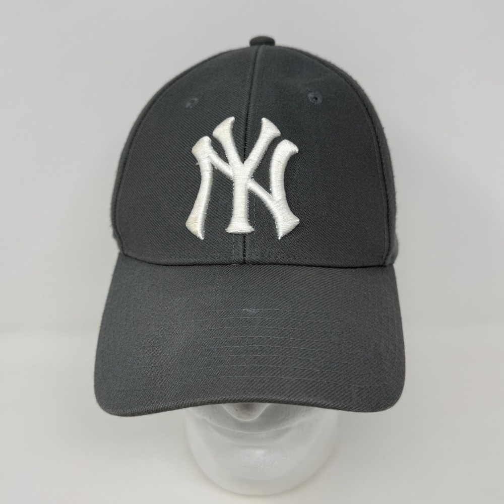 Nike Team New York Yankees Hat Mens One Size Gray MLB Baseball Cap Adjustable